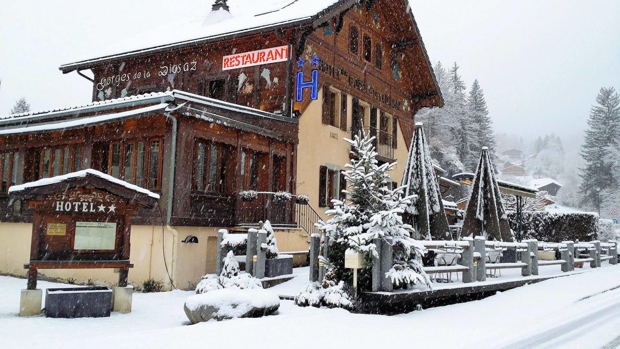 Auberge Des Gorges Servoz Kültér fotó